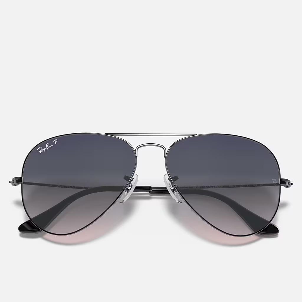 Kính Ray-Ban Aviator Gradient Xám Xanh Dương