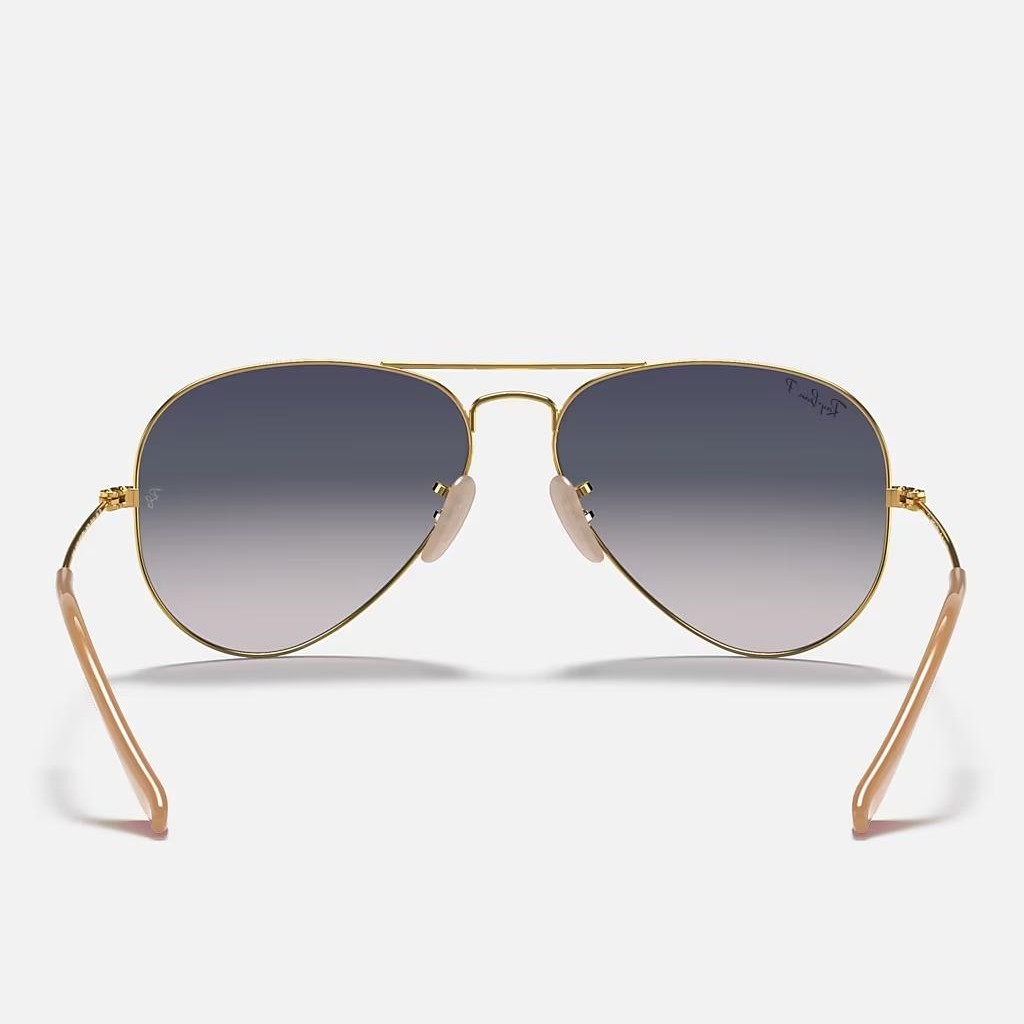 Kính Ray-Ban Aviator Gradient Vàng Xanh Dương Xám