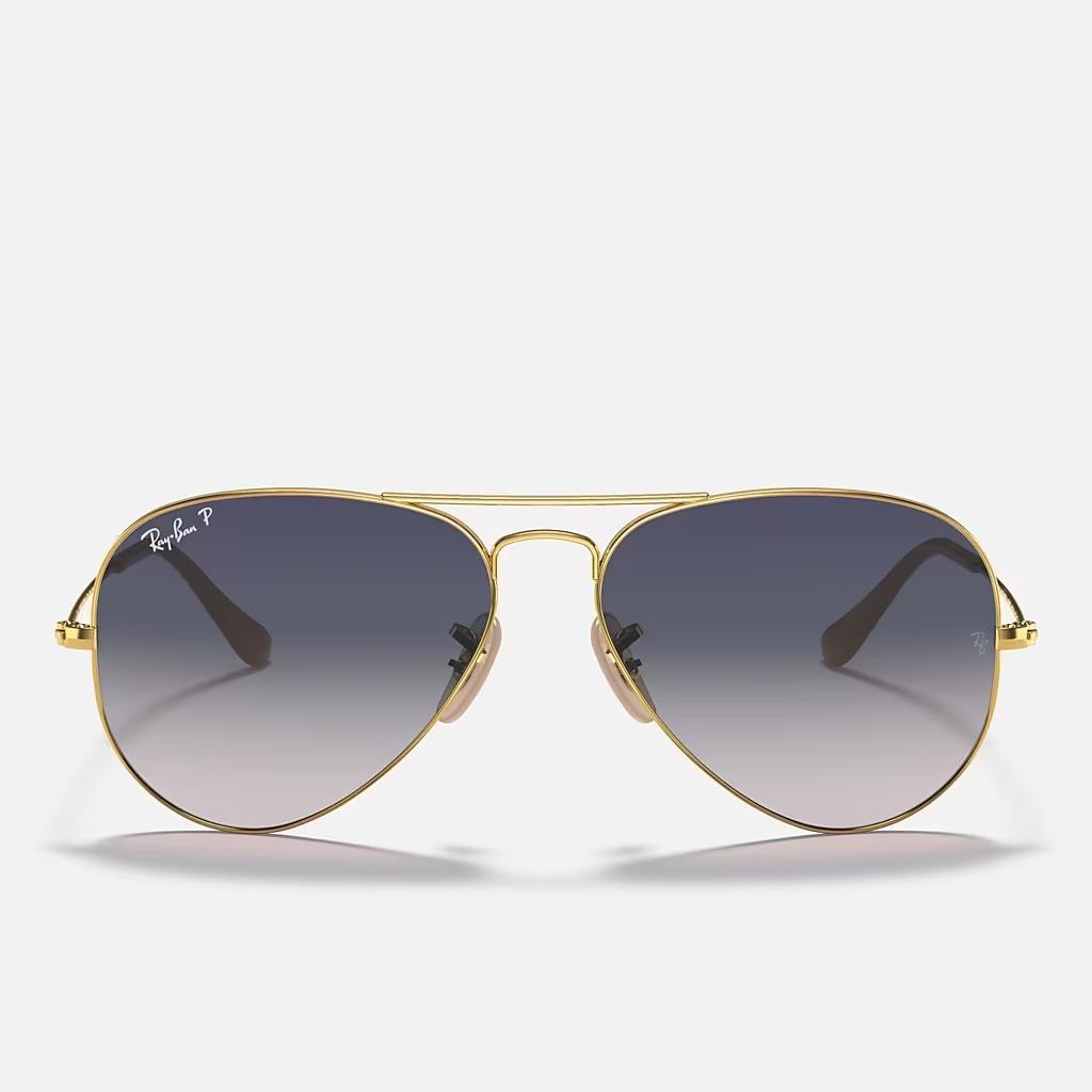 Kính Ray-Ban Aviator Gradient Vàng Xanh Dương Xám