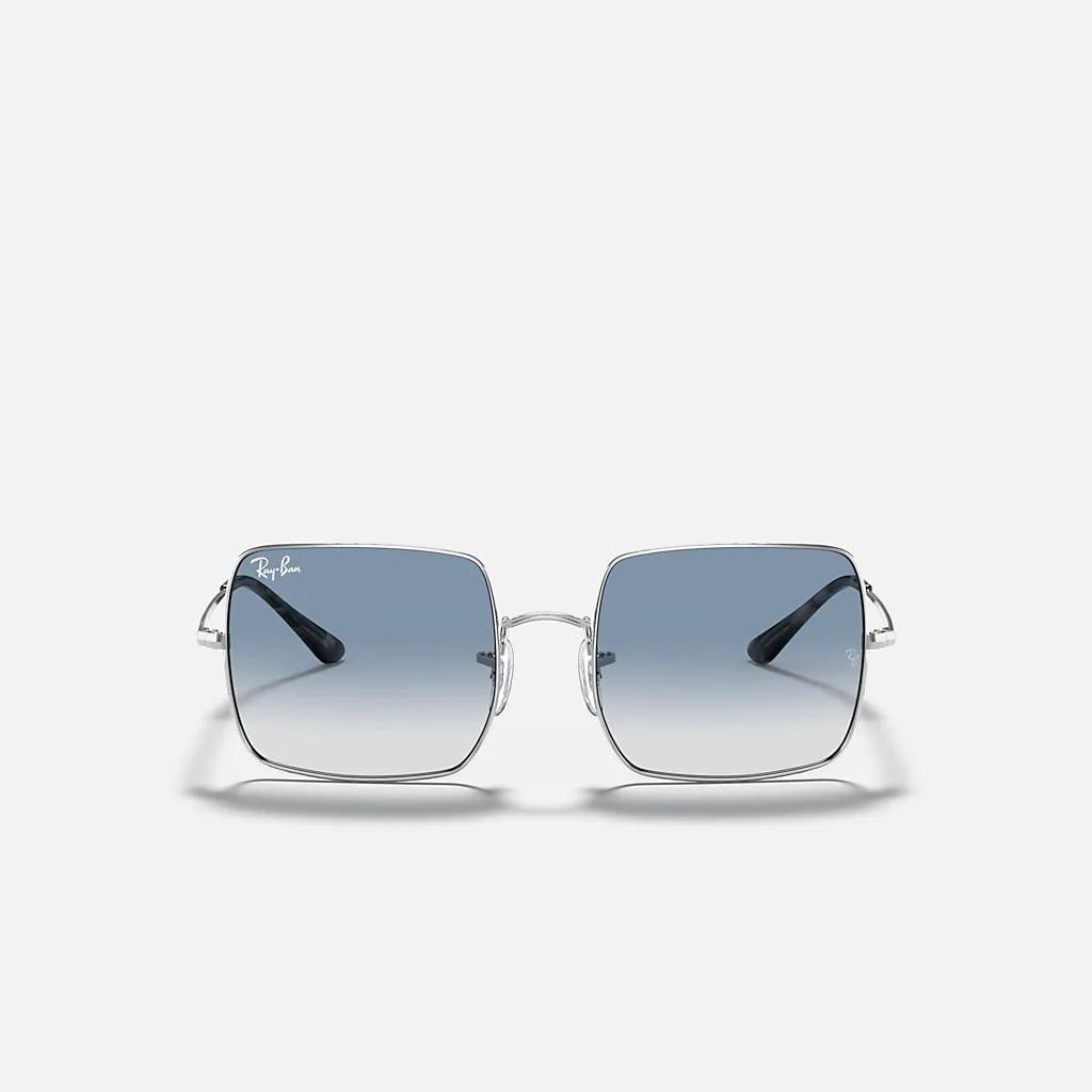 Kính Ray-Ban Square 1971 Classic Bạc Xanh Dương