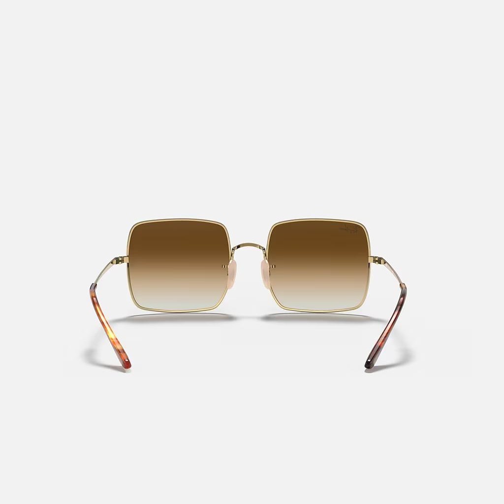 Kính Ray-Ban Square 1971 Classic Vàng Nâu