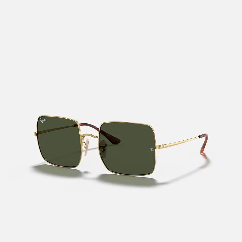 Kính Ray-Ban Square 1971 Classic Vàng Xanh Lá