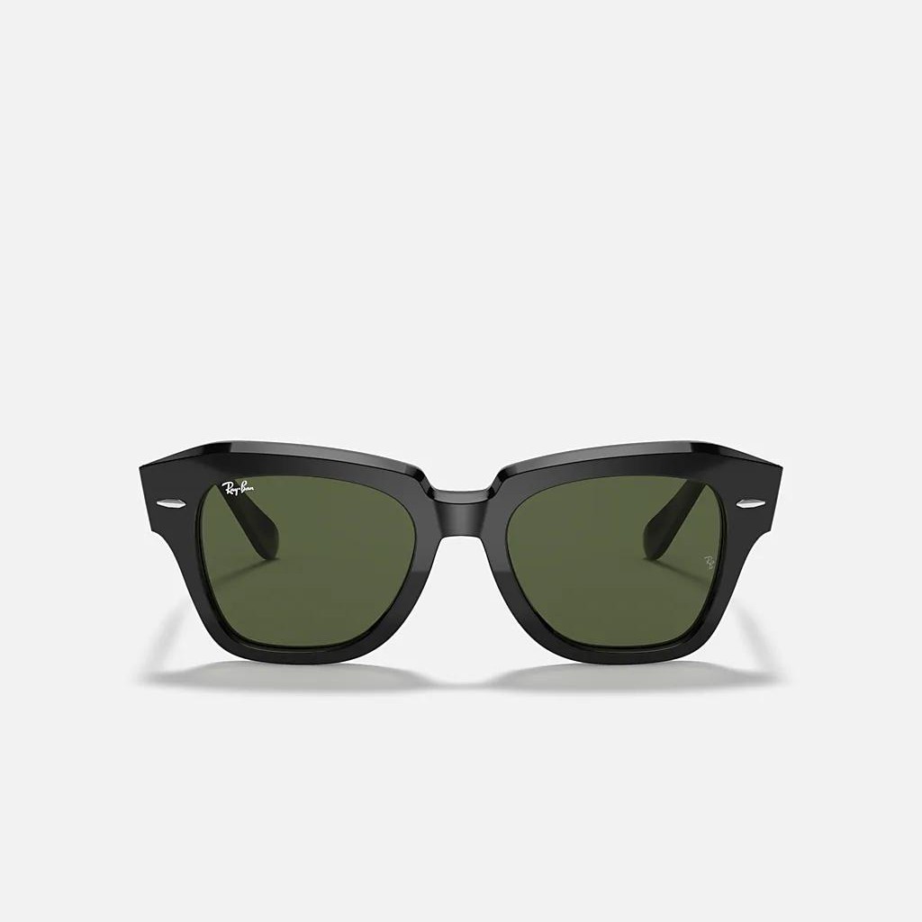 Kính Ray-Ban State Street Đen Xanh Lá