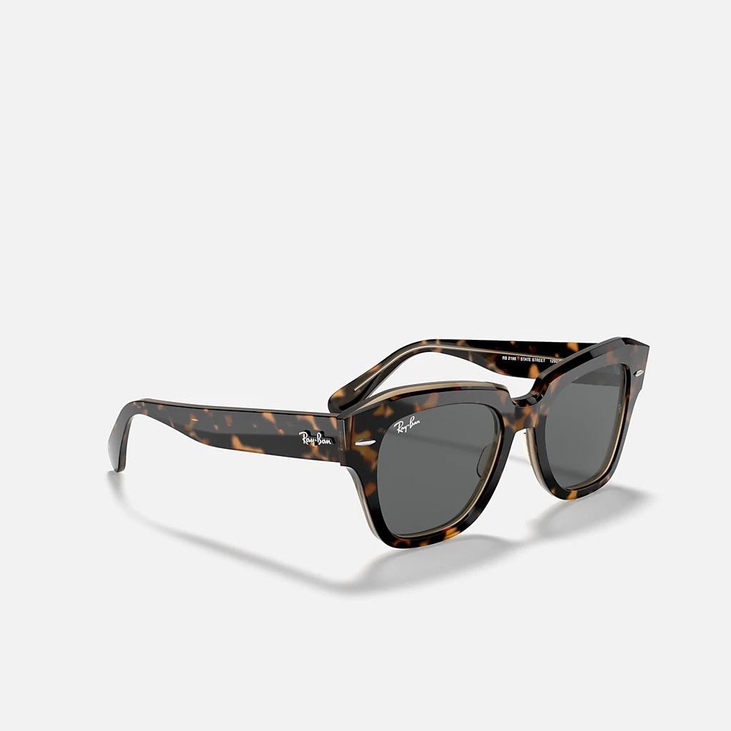 Kính Ray-Ban State Street Nâu Xám Đậm