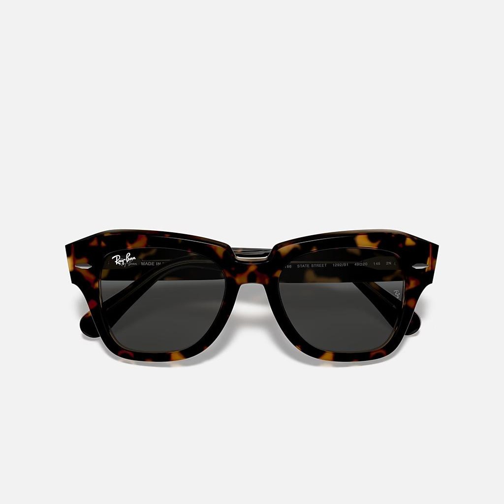 Kính Ray-Ban State Street Nâu Xám Đậm