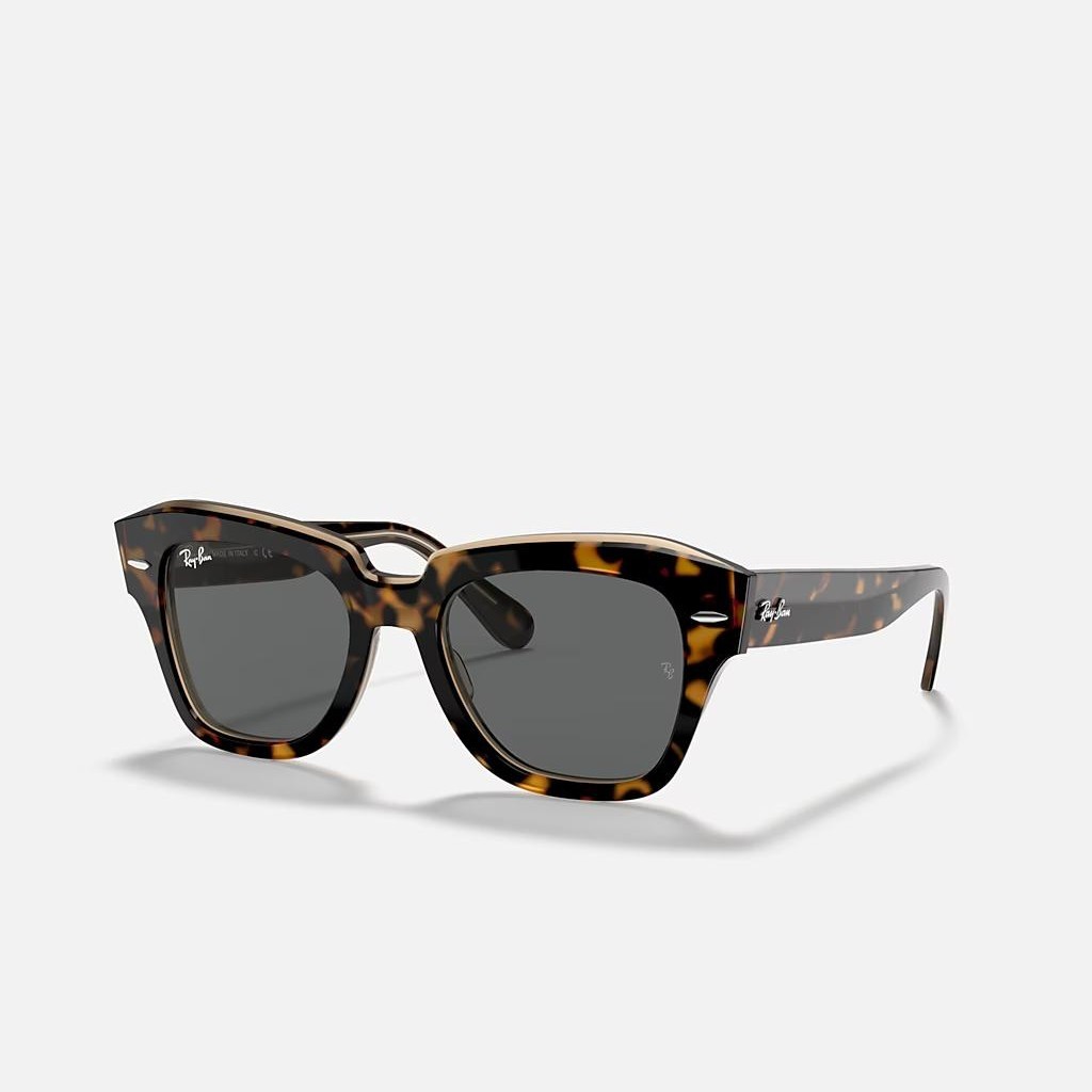 Kính Ray-Ban State Street Nâu Xám Đậm