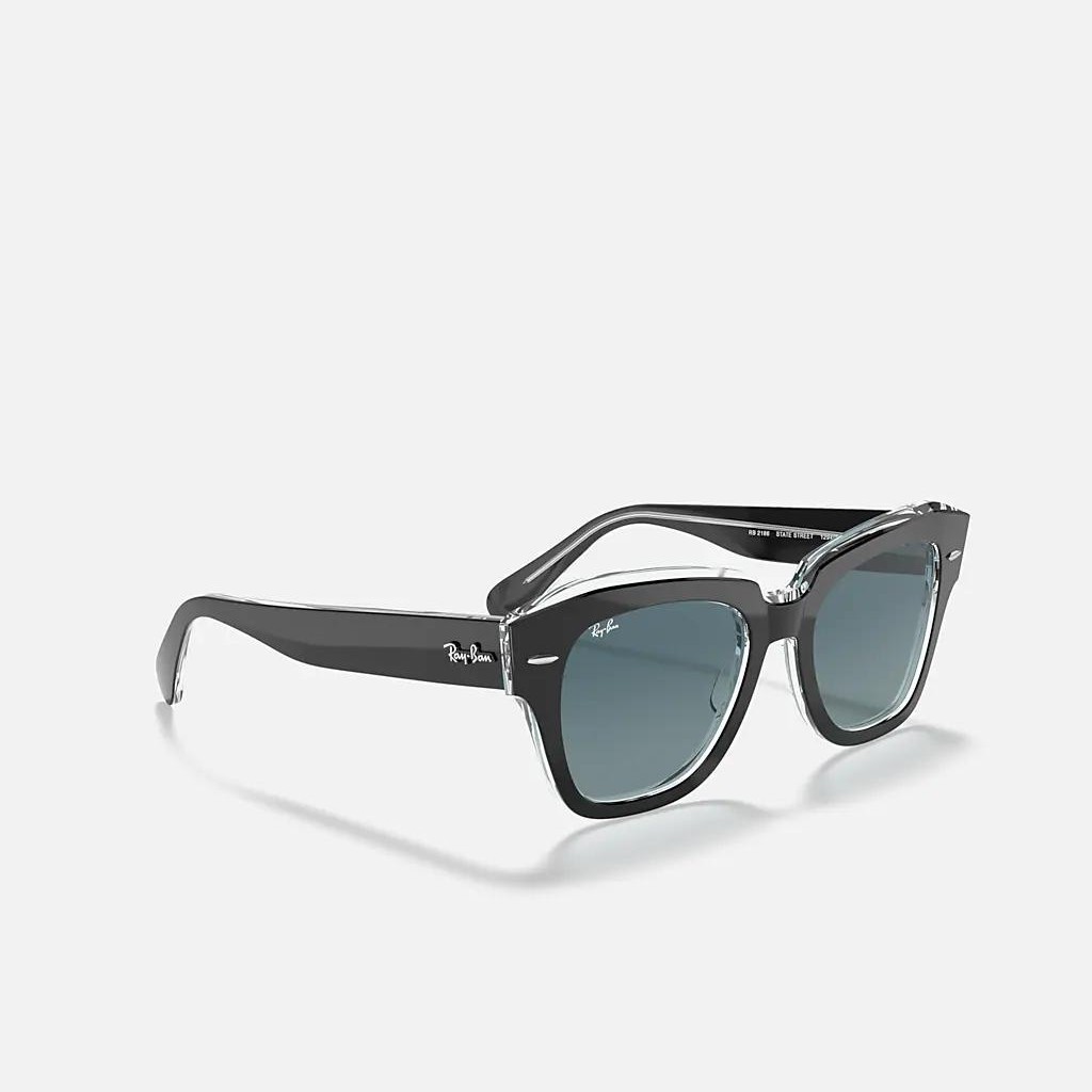 Kính Ray-Ban State Street Đen Xanh Dương