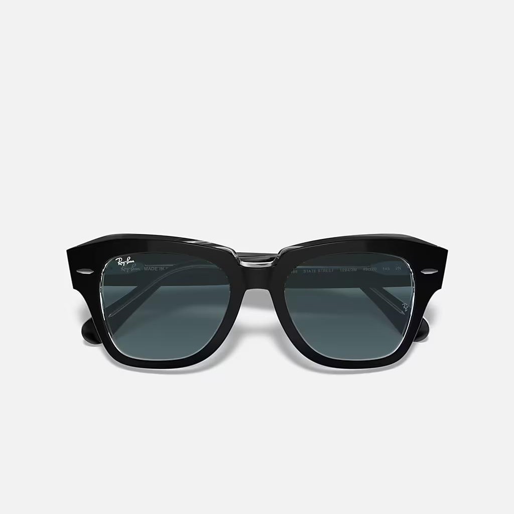 Kính Ray-Ban State Street Đen Xanh Dương