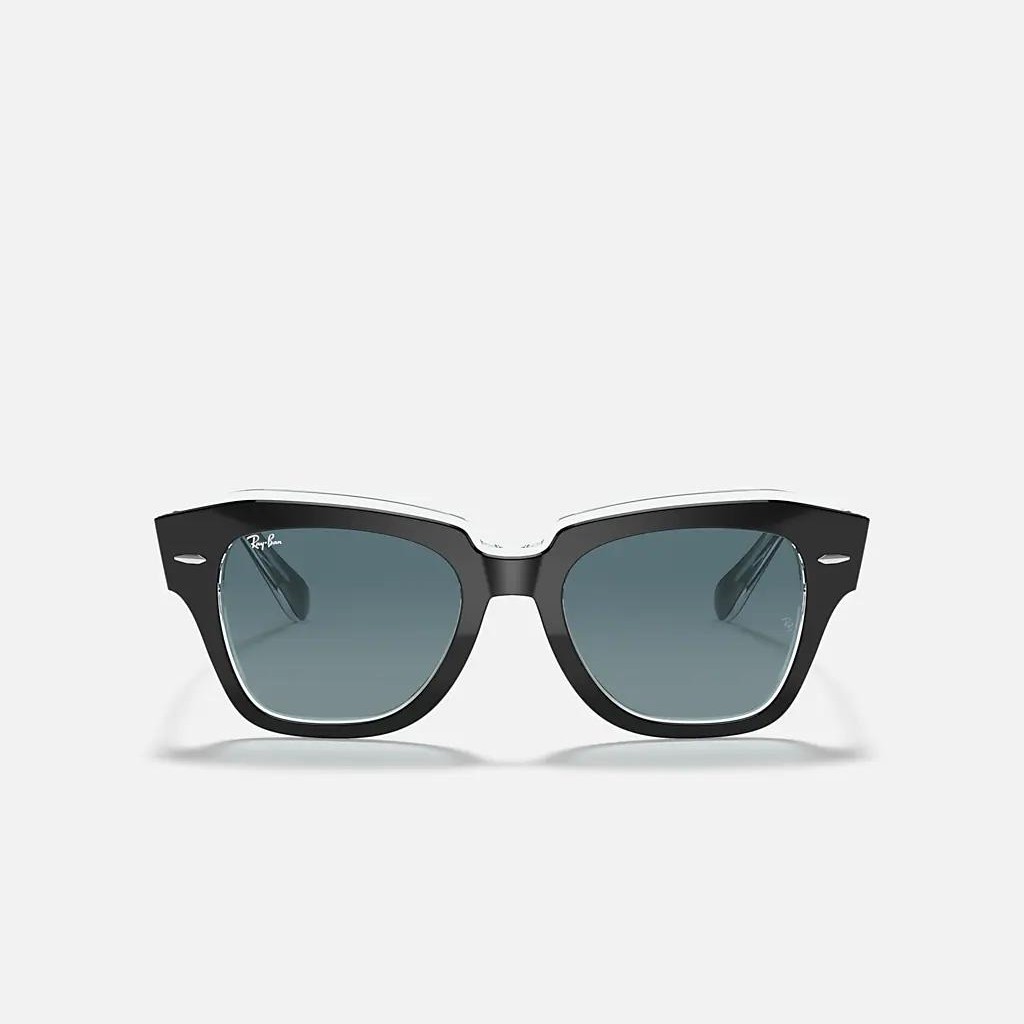 Kính Ray-Ban State Street Đen Xanh Dương