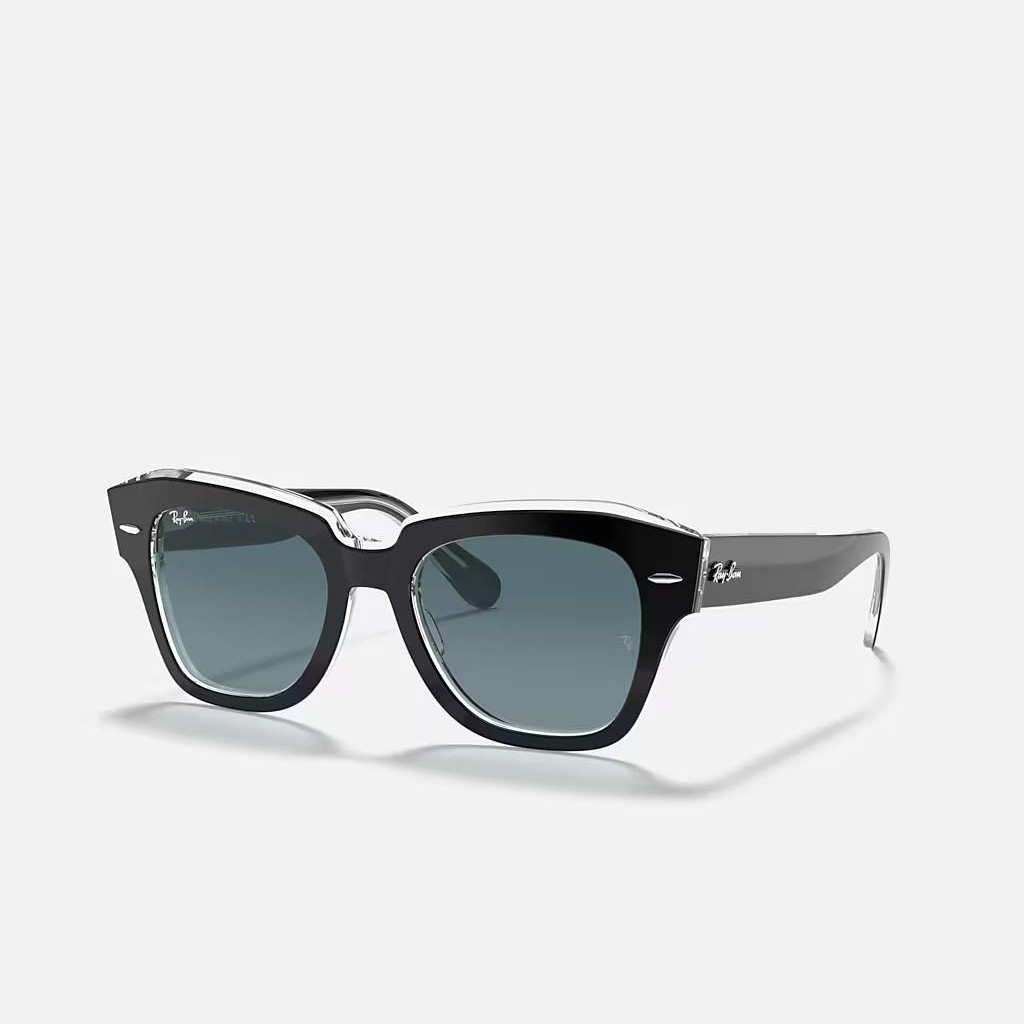 Kính Ray-Ban State Street Đen Xanh Dương