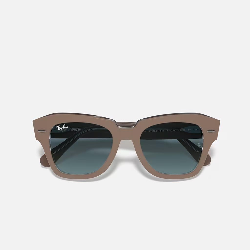 Kính Ray-Ban State Street Xám Xanh Dương