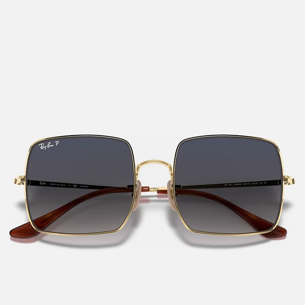 Kính Ray-Ban Square 1971 Classic Vàng Xanh Dương