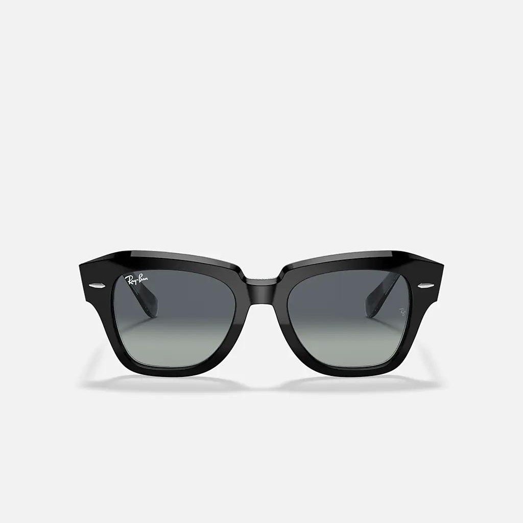 Kính Ray-Ban State Street Đen Xám Sáng