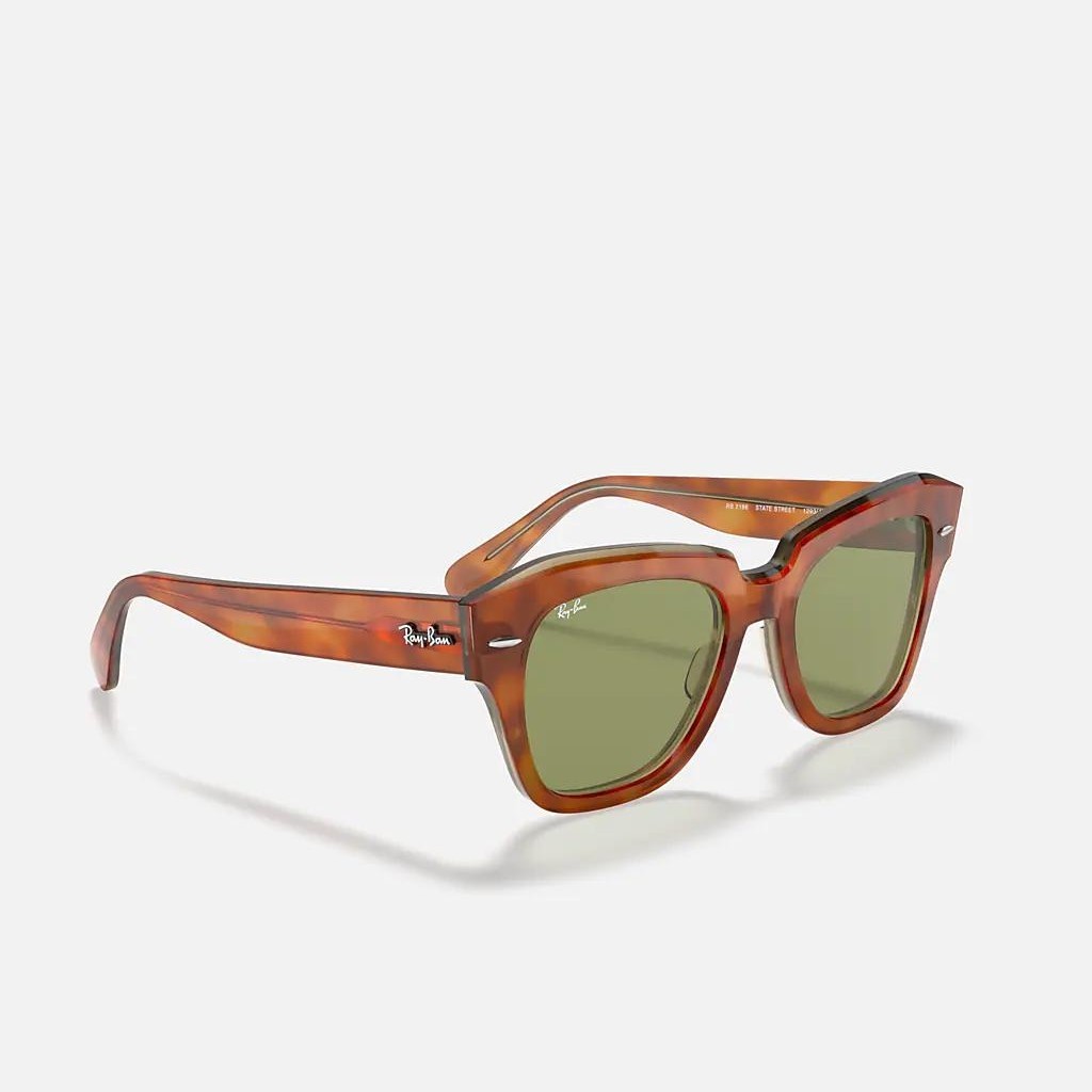 Kính Ray-Ban State Street Nâu Xanh Lá