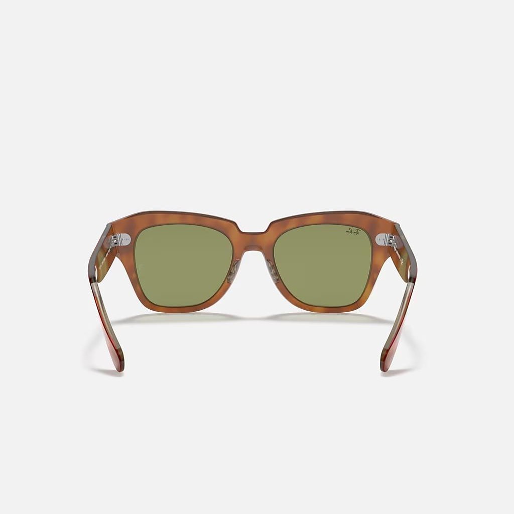 Kính Ray-Ban State Street Nâu Xanh Lá