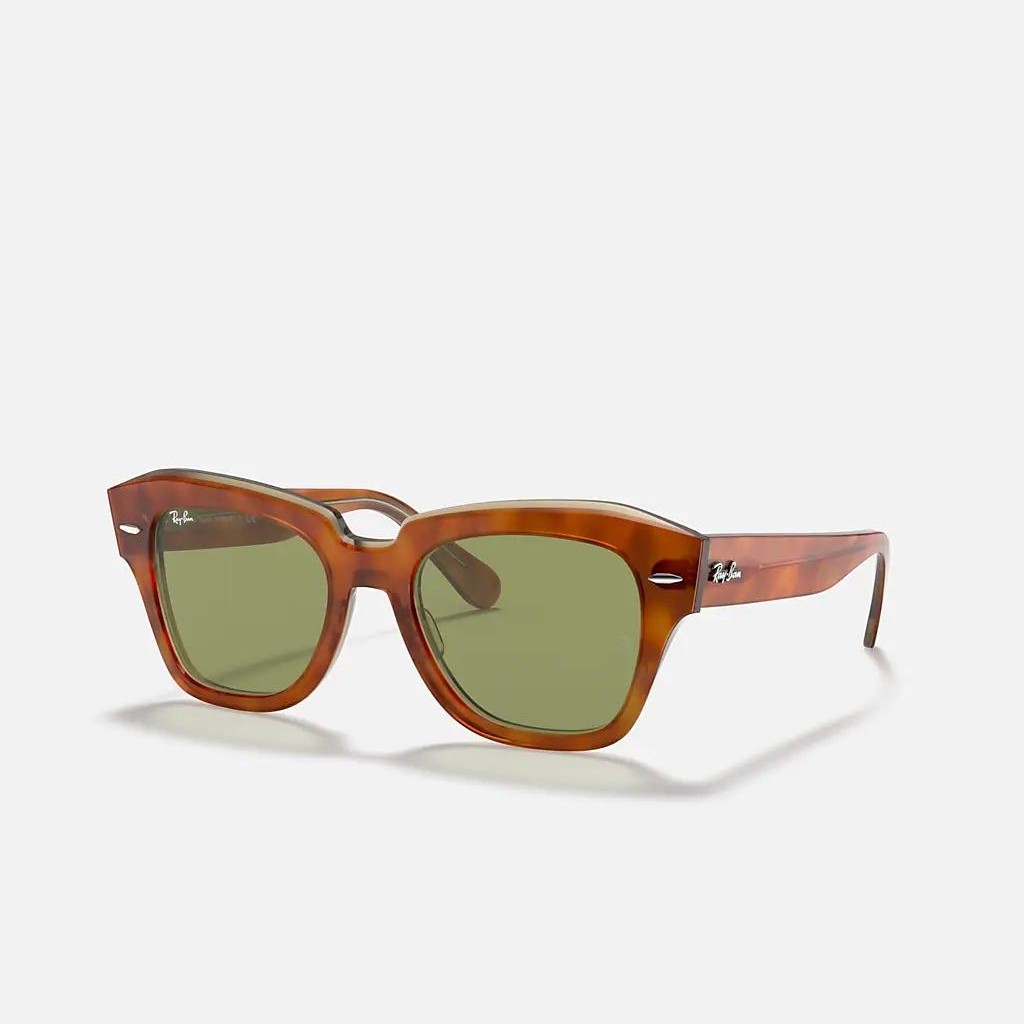 Kính Ray-Ban State Street Nâu Xanh Lá