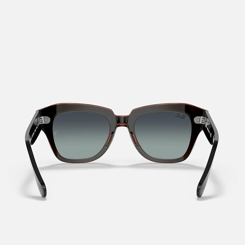 Kính Ray-Ban State Street Đen Nâu Xanh Dương