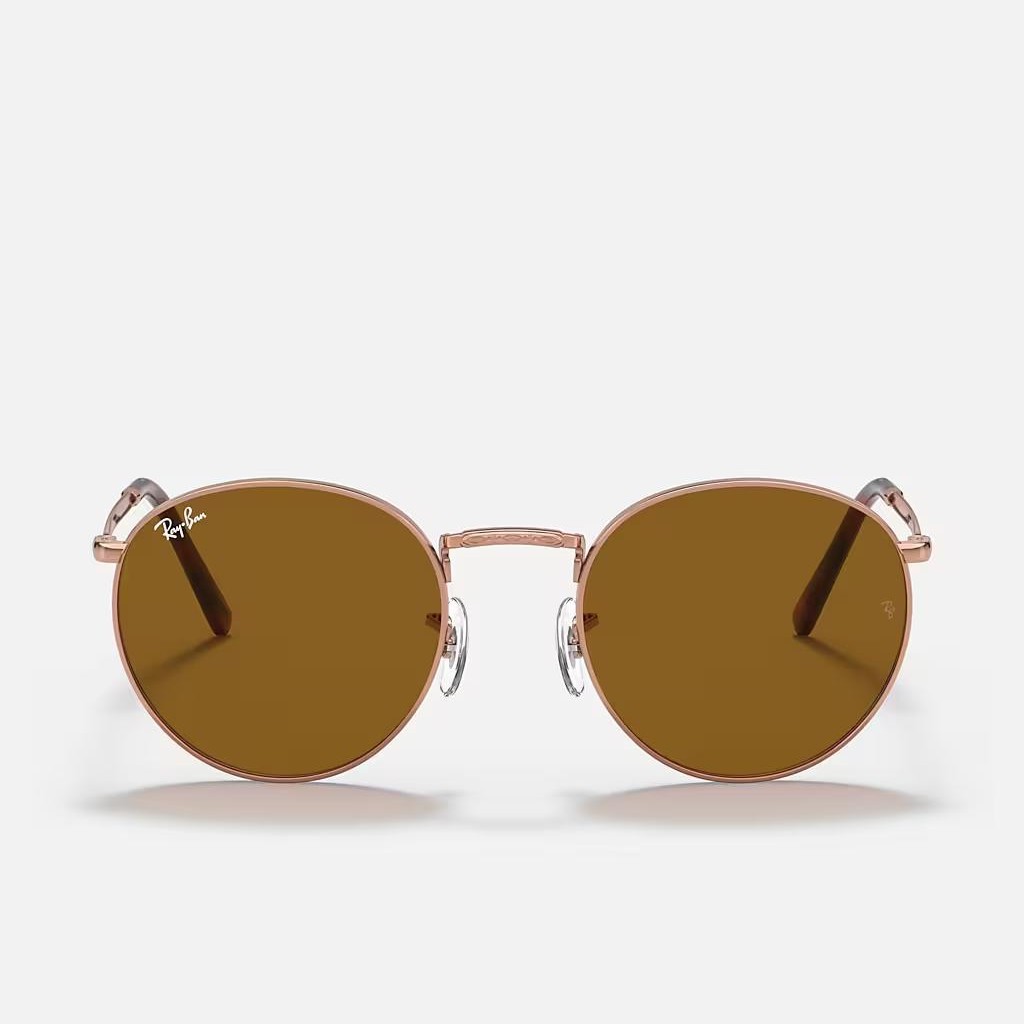 Kính Ray-Ban New Round Hồng Nâu