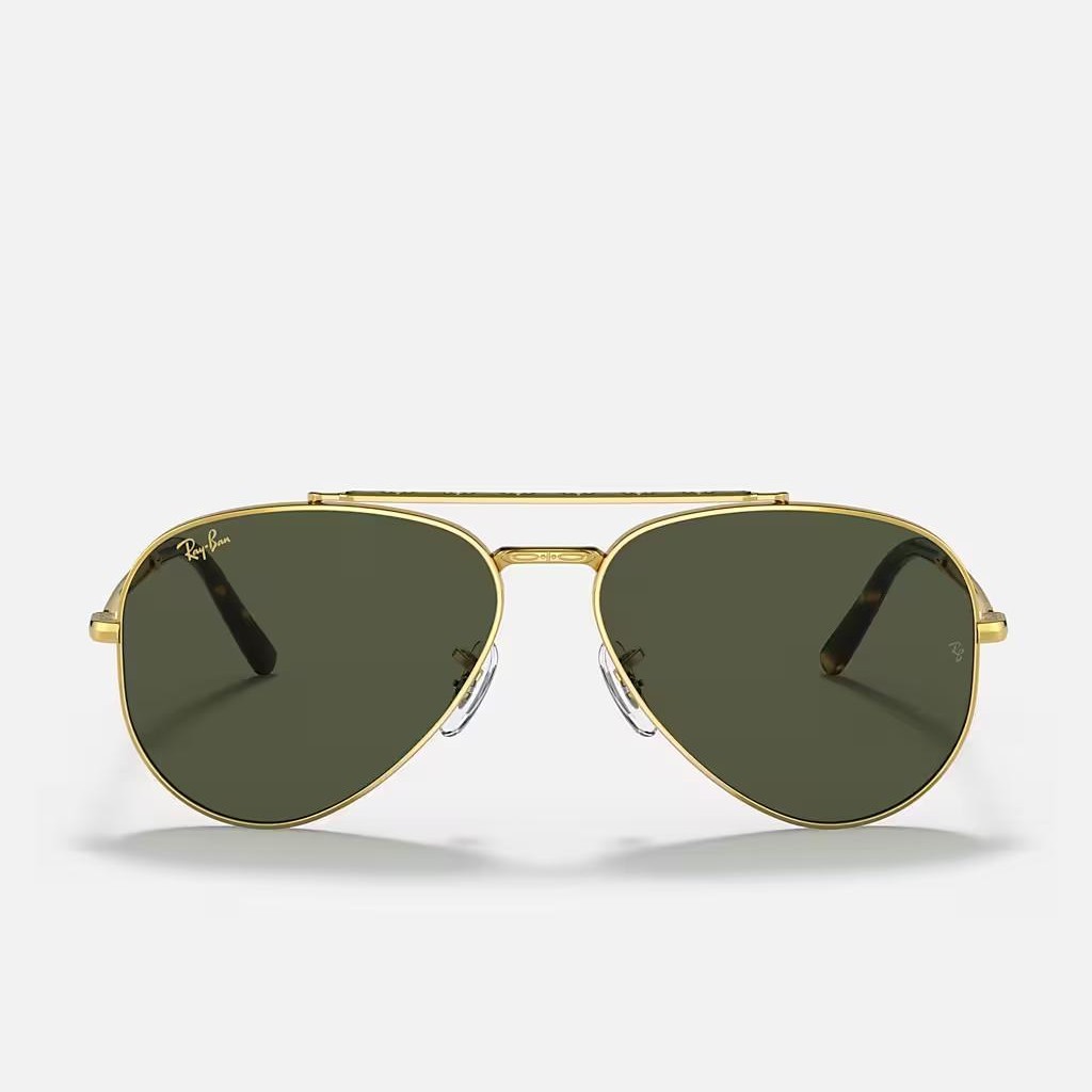 Kính Ray-Ban New Aviator Vàng Xanh Lá