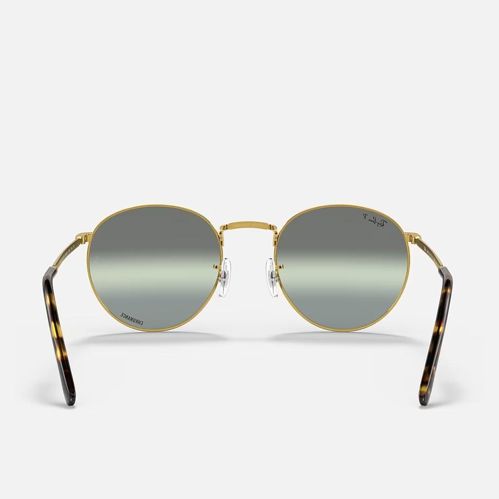 Kính Ray-Ban New Round Vàng Xám Xanh Lá