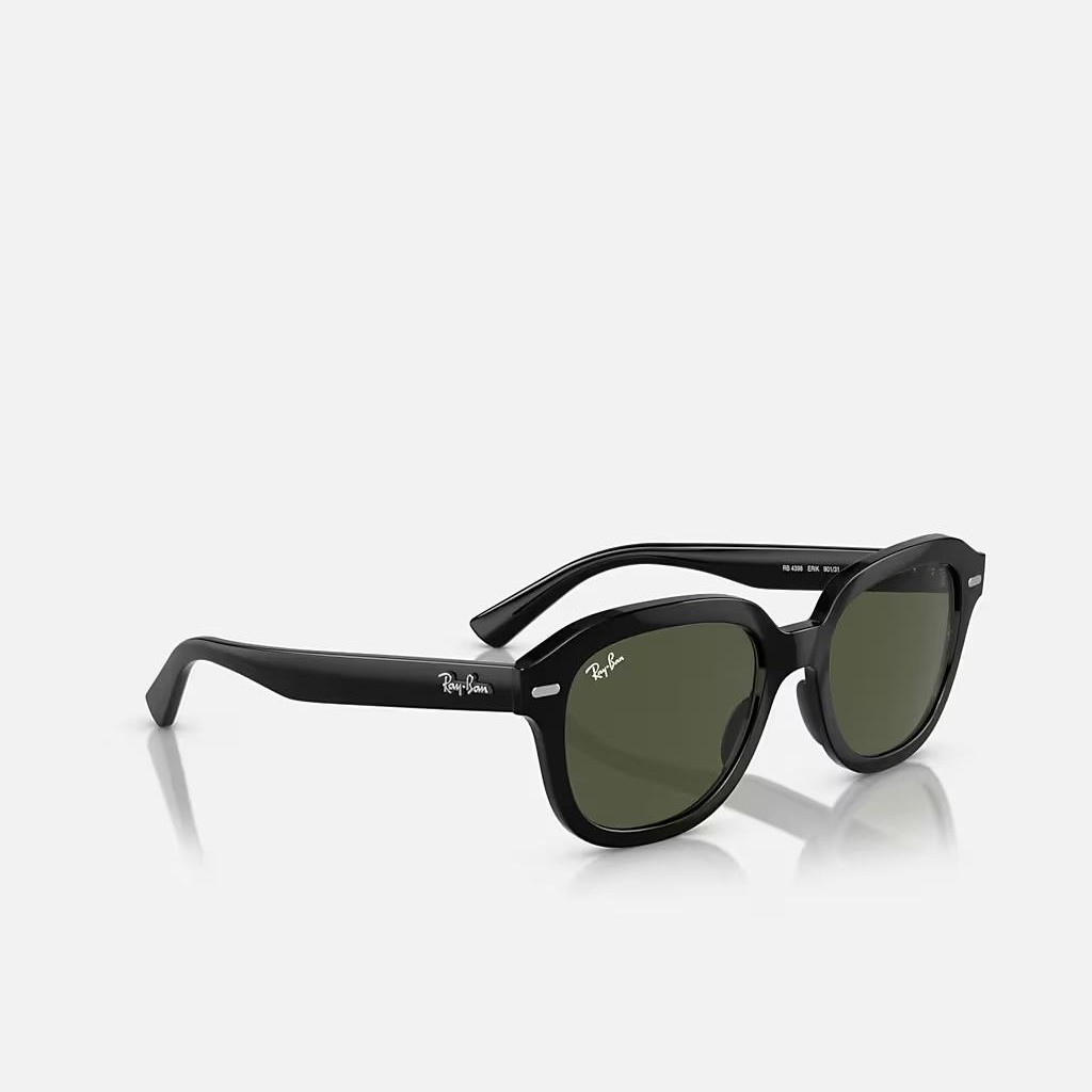 Kính Ray-Ban Erik Đen Xanh Lá