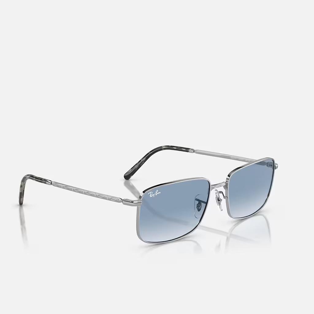 Kính Ray-Ban Rb3717 Bạc Xanh Dương