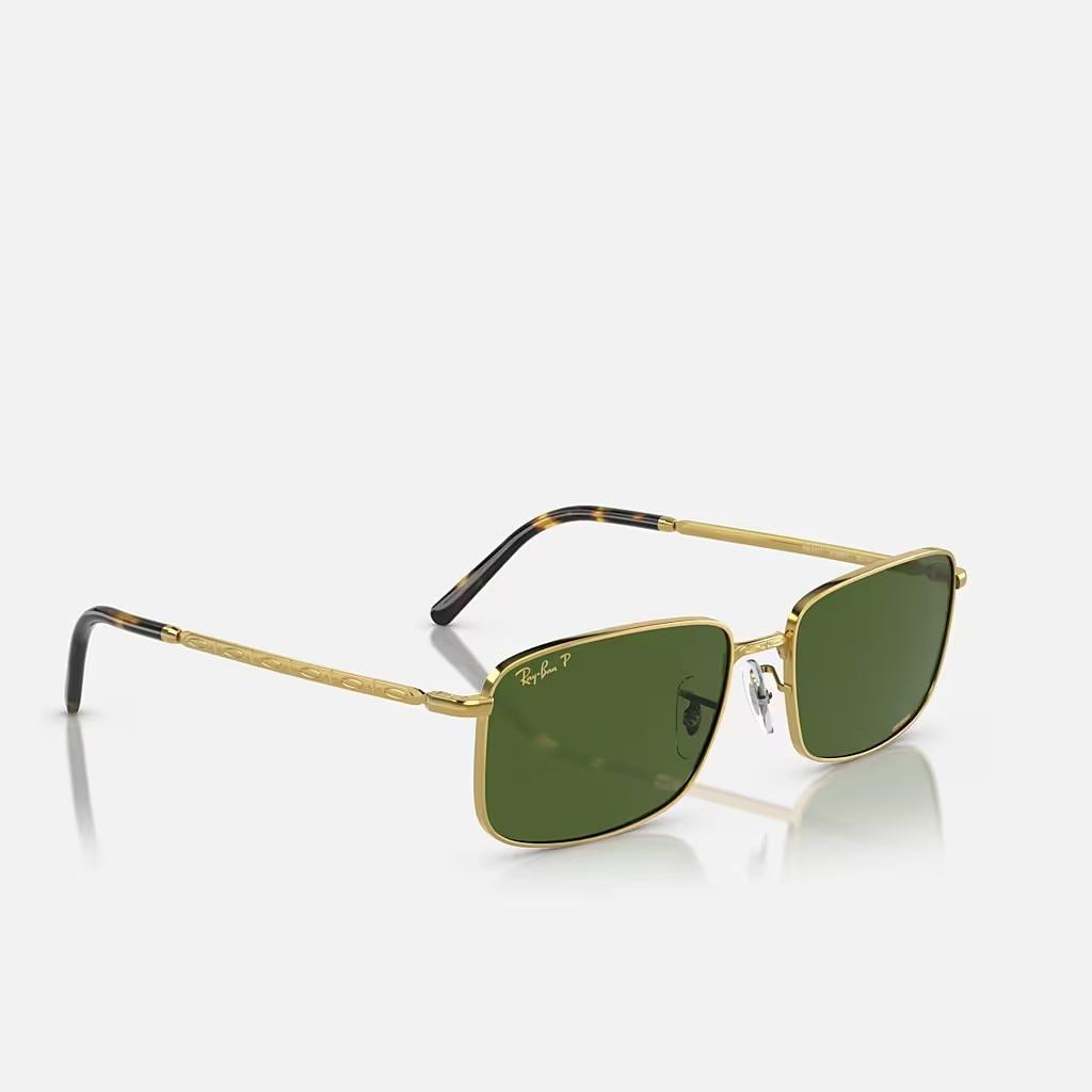 Kính Ray-Ban Rb3717 Vàng Xanh Lá Đậm