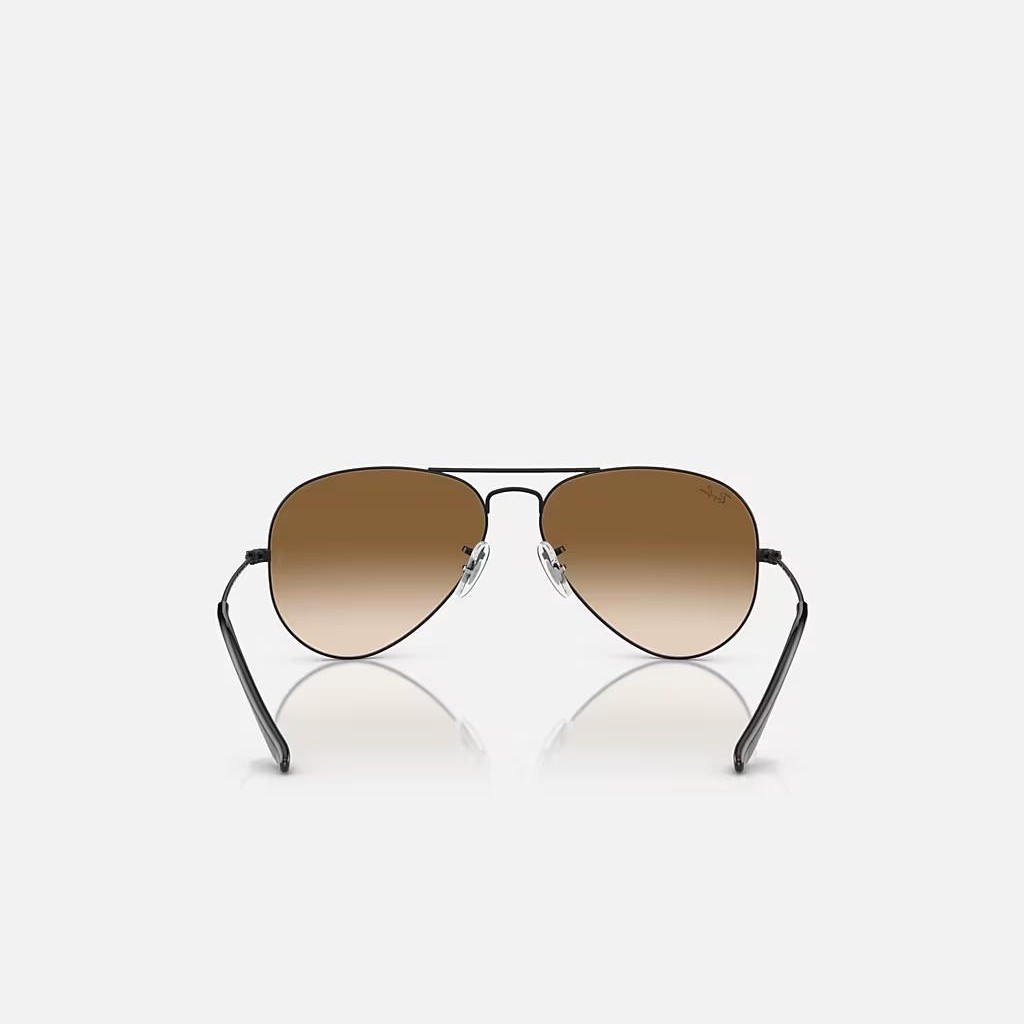 Kính Ray-Ban Aviator Gradient Đen Nâu