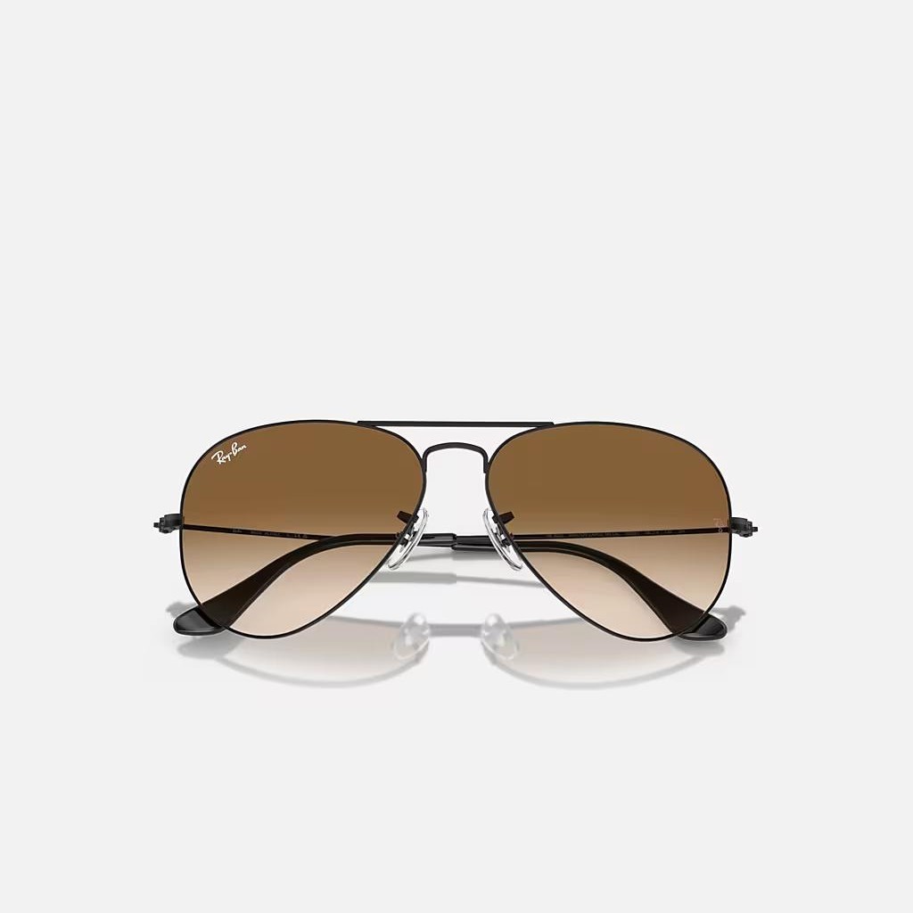 Kính Ray-Ban Aviator Gradient Đen Nâu