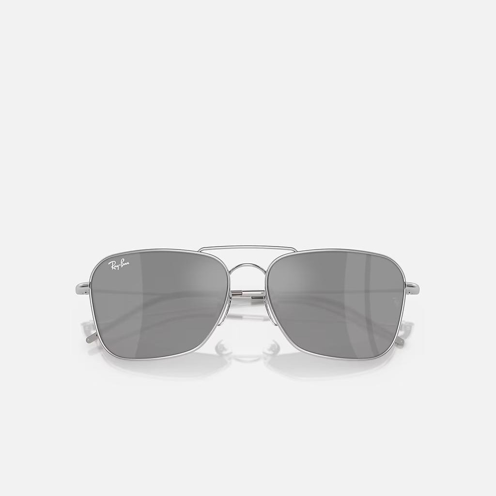 Kính Ray-Ban Caravan Reverse Bạc