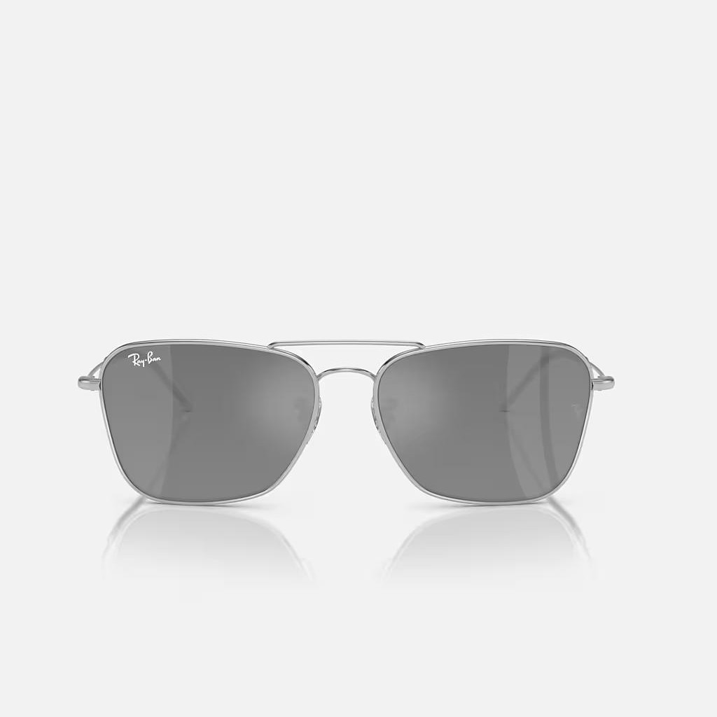 Kính Ray-Ban Caravan Reverse Bạc