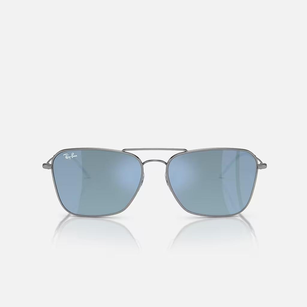 Kính Ray-Ban Caravan Reverse Xám Xanh Dương