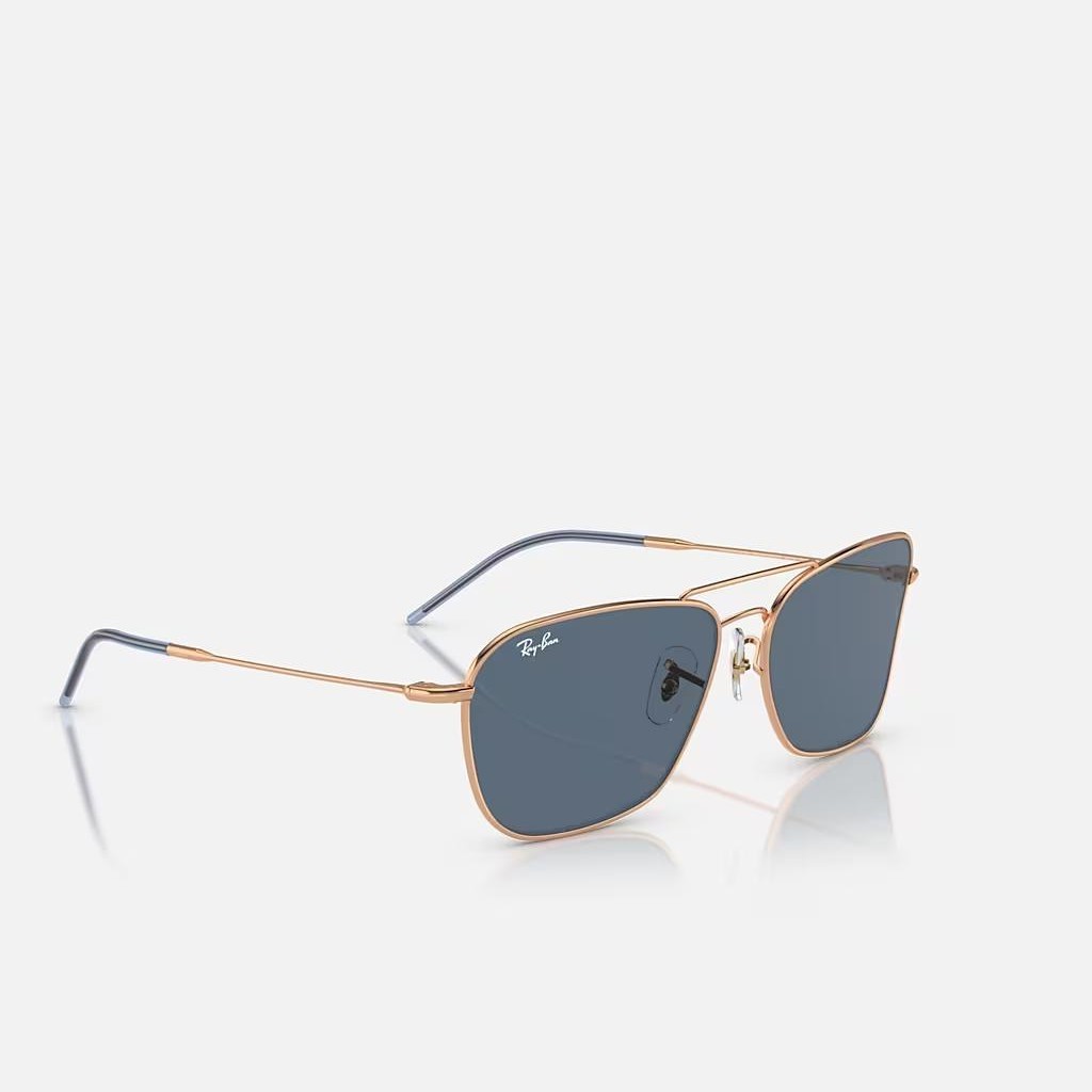 Kính Ray-Ban Caravan Reverse Hồng Xanh Dương