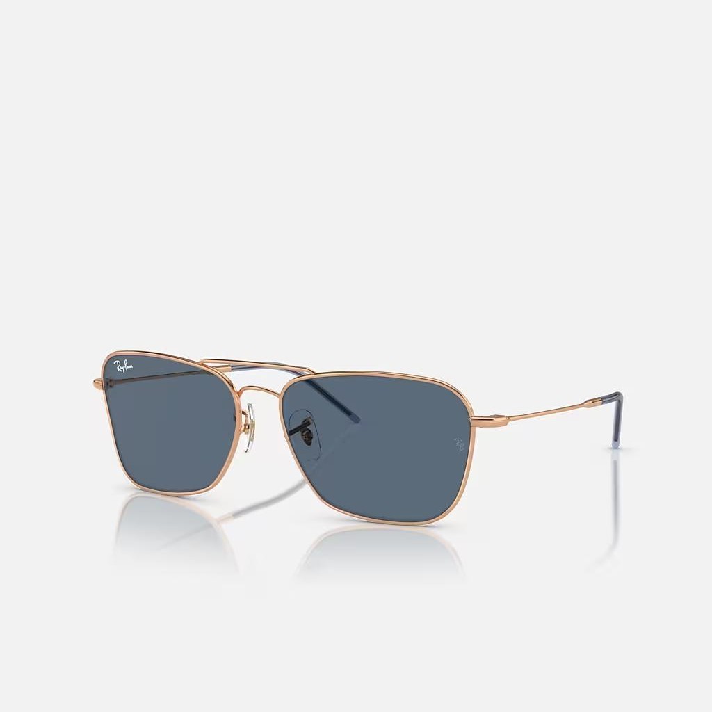 Kính Ray-Ban Caravan Reverse Hồng Xanh Dương