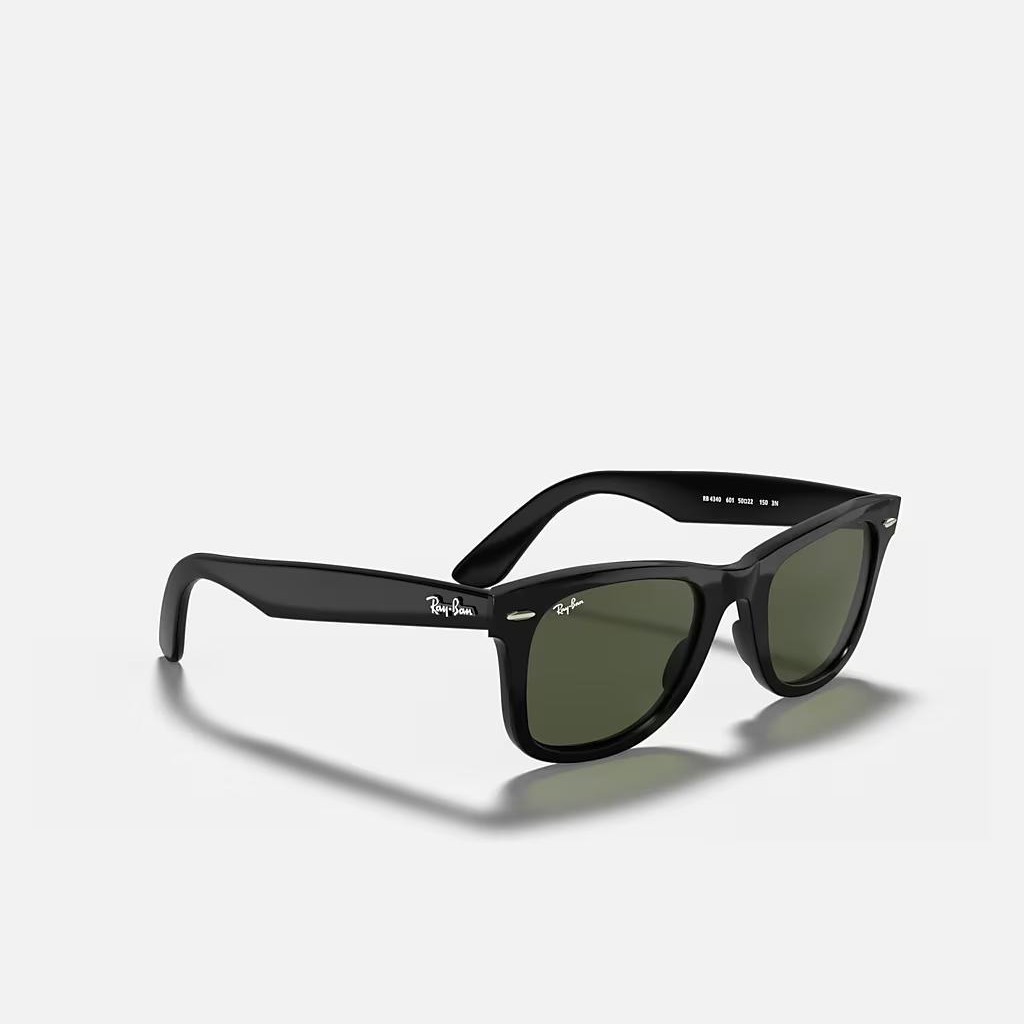 Kính Ray-Ban Wayfarer Ease Đen Xanh Lá