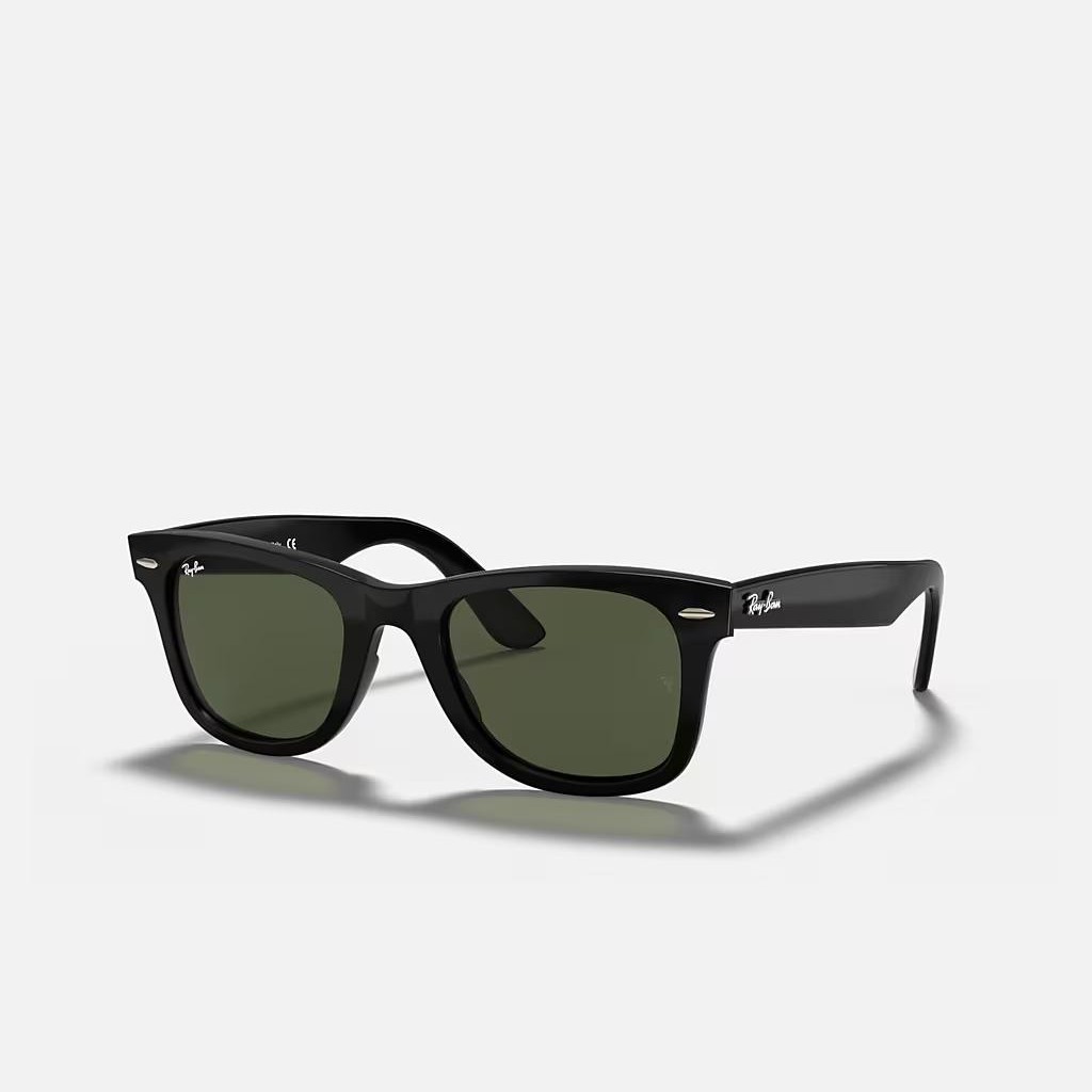 Kính Ray-Ban Wayfarer Ease Đen Xanh Lá