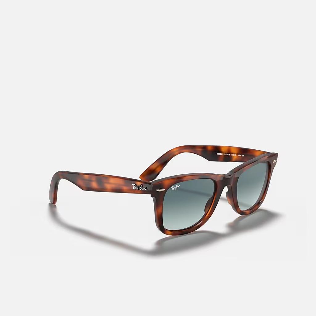 Kính Ray-Ban Wayfarer Ease Nâu Đỏ Xanh Dương