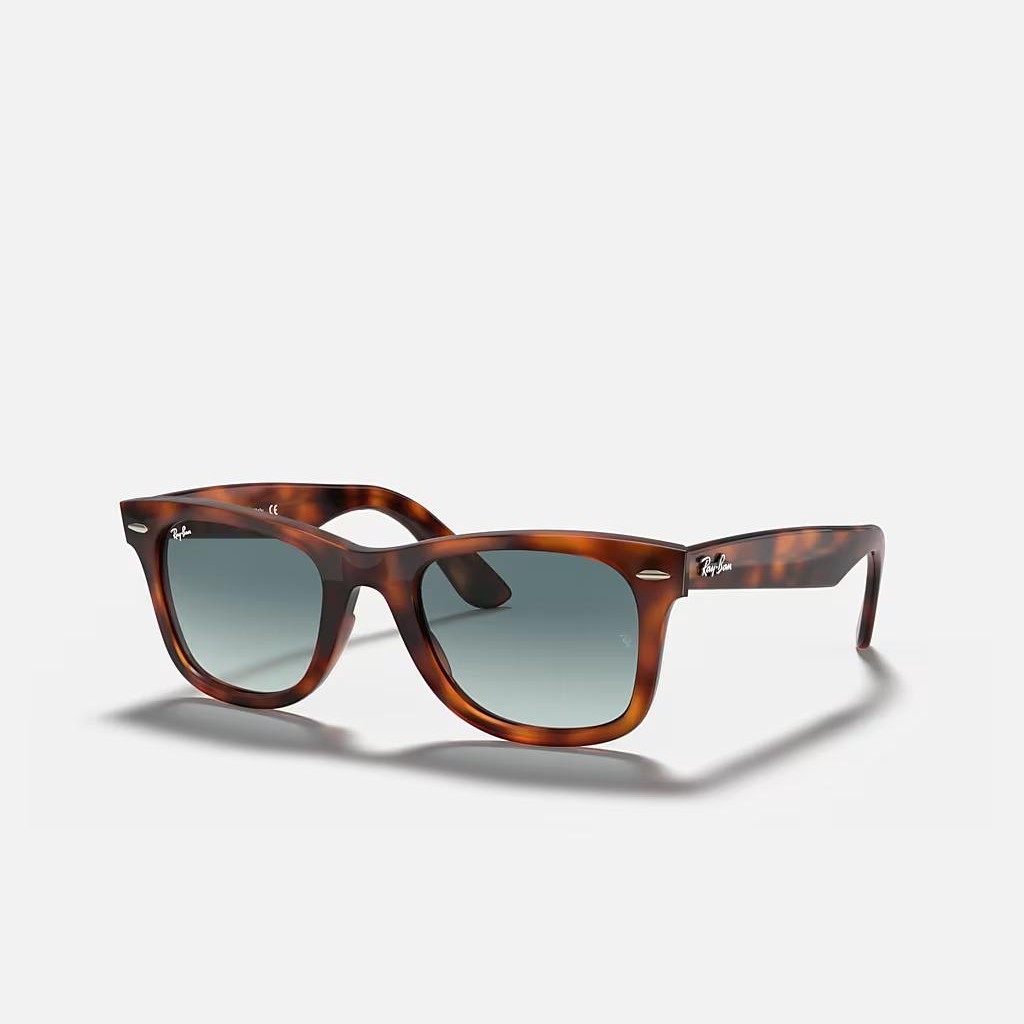 Kính Ray-Ban Wayfarer Ease Nâu Đỏ Xanh Dương