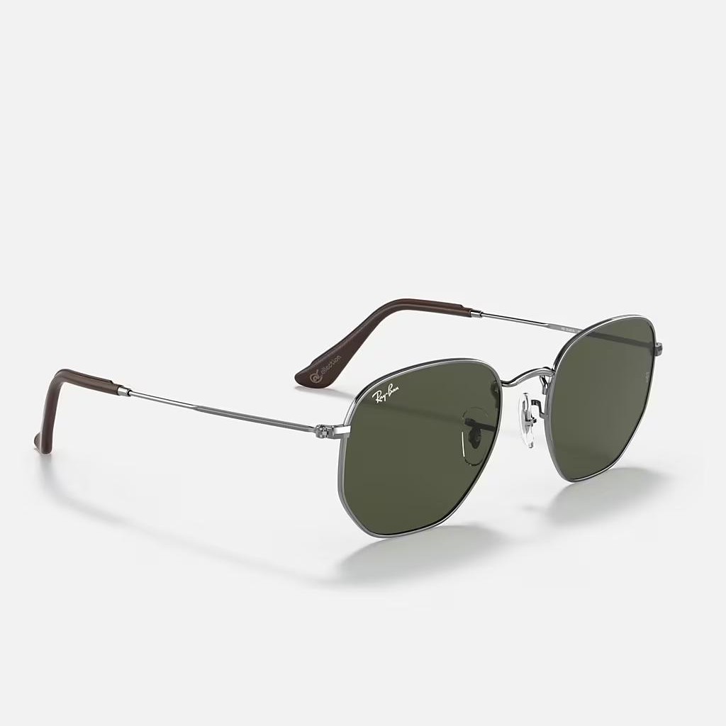 Kính Ray-Ban Hexagonal @Collection Xám Xanh Lá