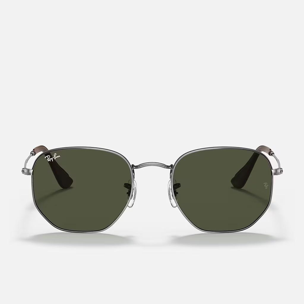 Kính Ray-Ban Hexagonal @Collection Xám Xanh Lá