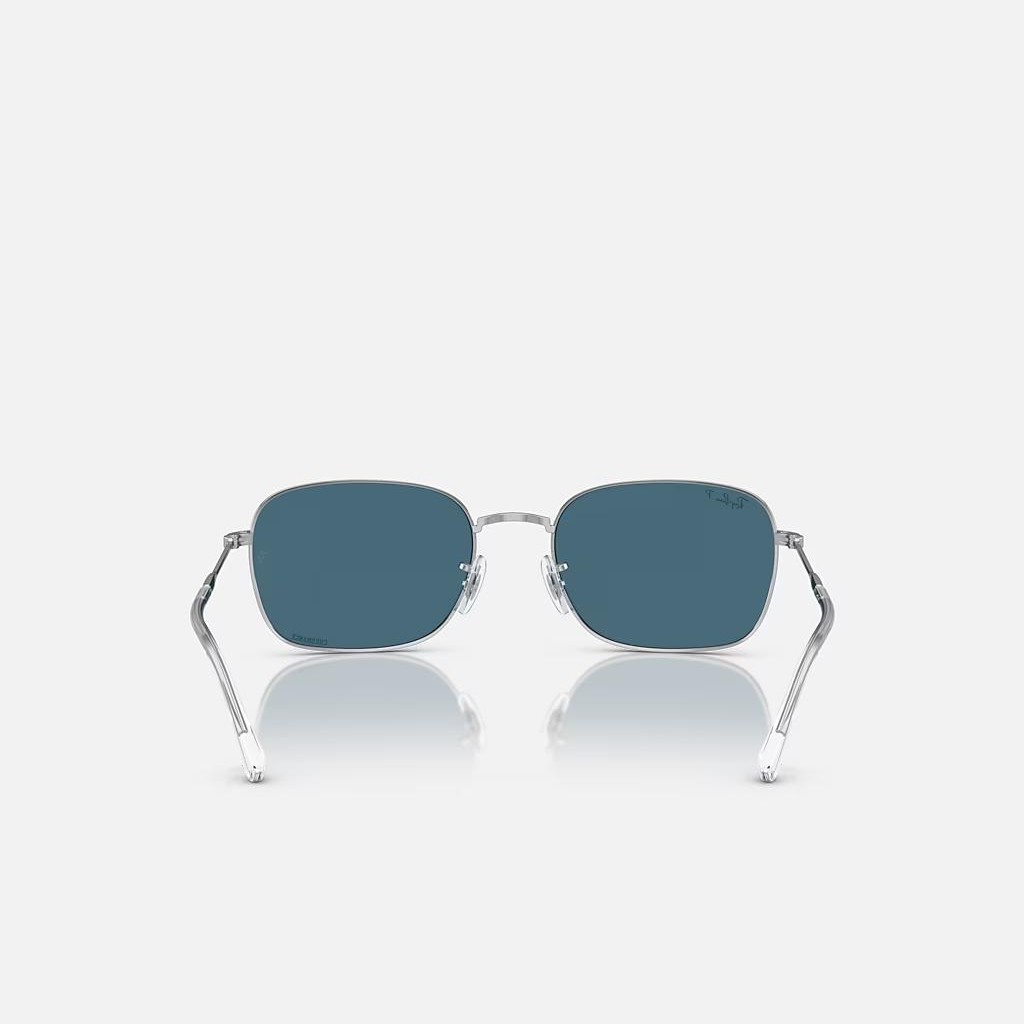 Kính Ray-Ban Rb3706 Bạc Xanh Dương