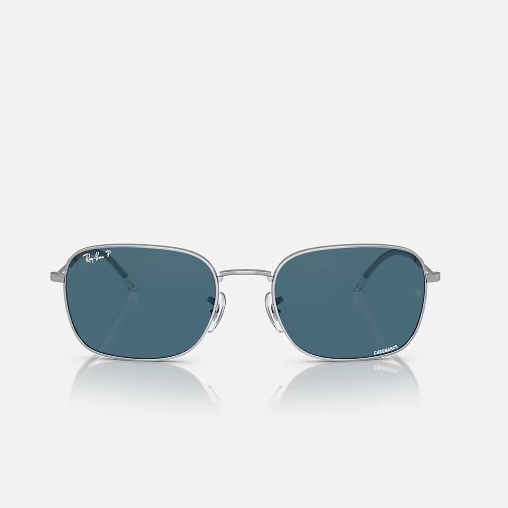 Kính Ray-Ban Rb3706 Bạc Xanh Dương