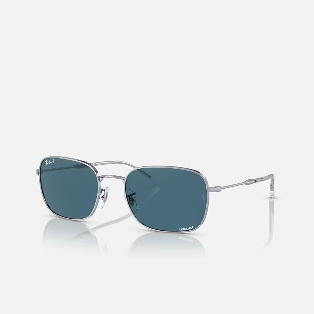 Kính Ray-Ban Rb3706 Bạc Xanh Dương