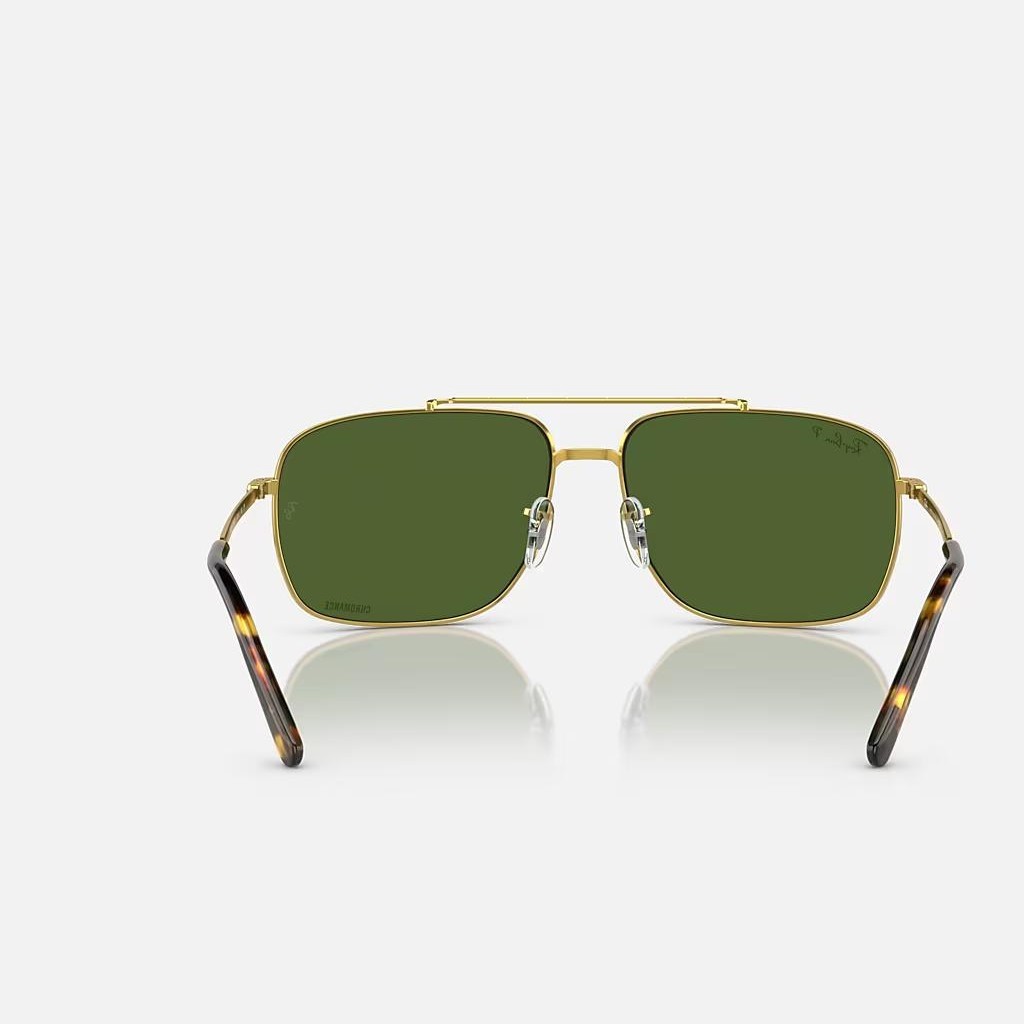 Kính Ray-Ban Bonnie Vàng Xanh Lá Đậm