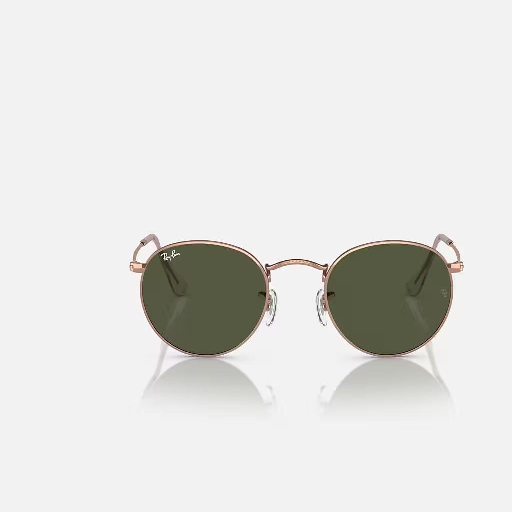 Kính Ray-Ban Round Metal Rose Gold Hồng Xanh Lá