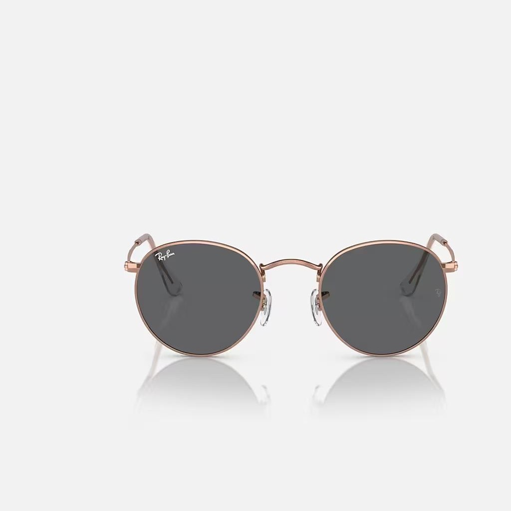 Kính Ray-Ban Round Metal Rose Gold Hồng Xám