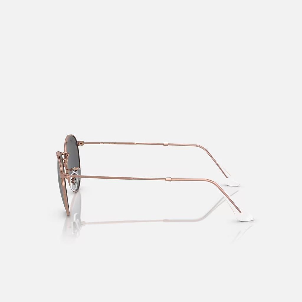 Kính Ray-Ban Round Metal Rose Gold Hồng Xám