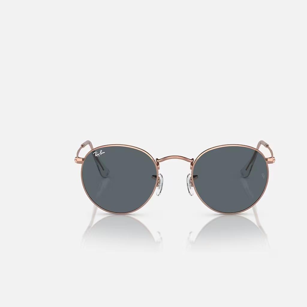 Kính Ray-Ban Round Metal Rose Gold Hồng Xanh Dương