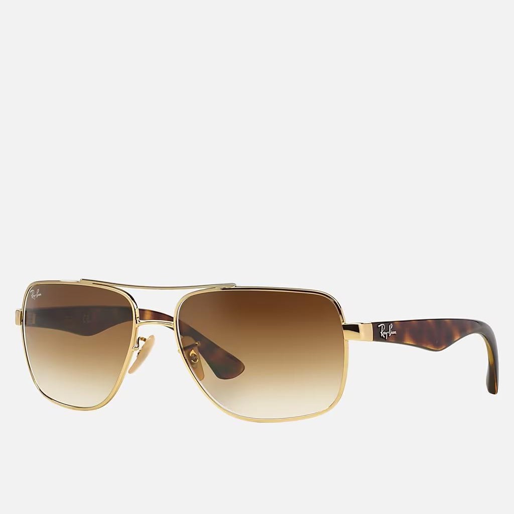 Kính Ray-Ban Rb3483 Vàng Nhám Nâu Sáng