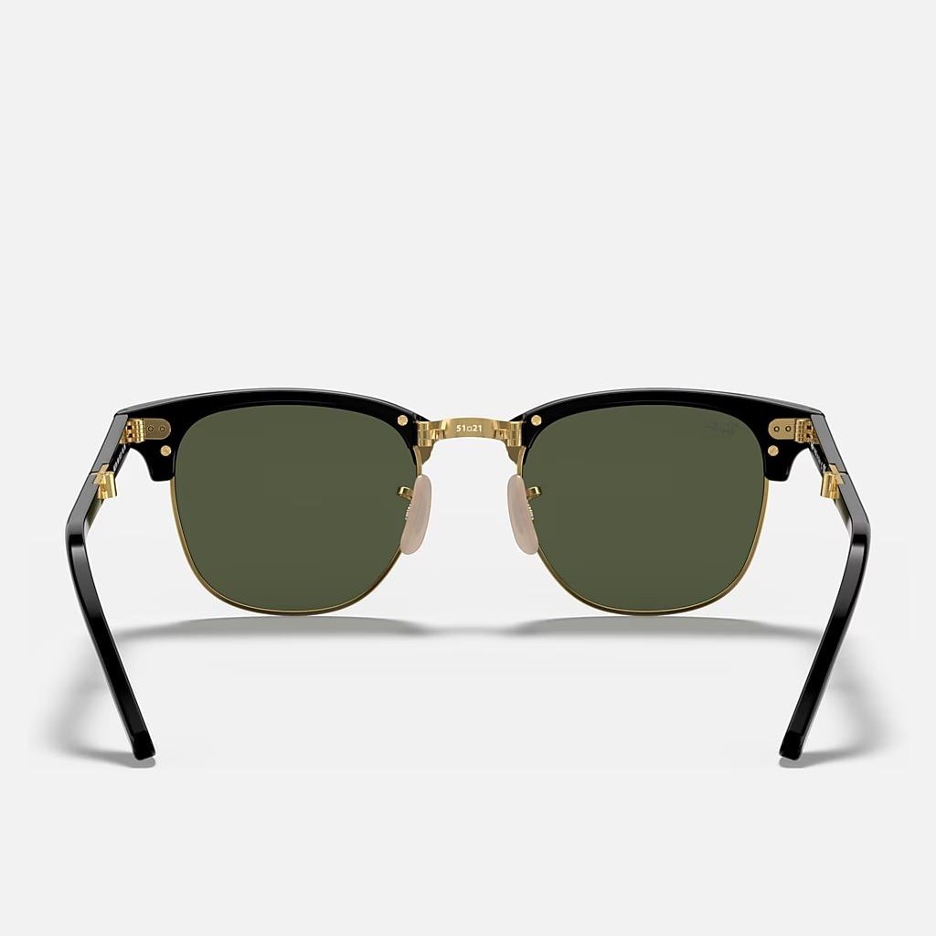 Kính Ray-Ban Clubmaster Folding Đen Xanh Lá